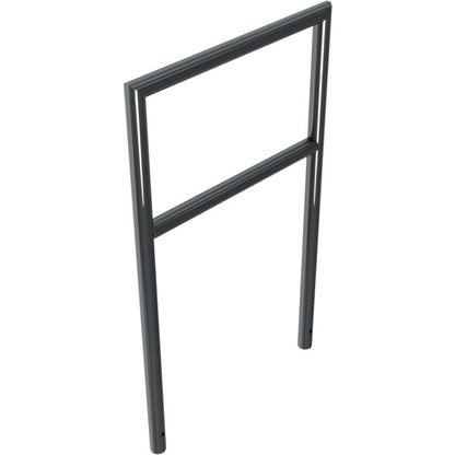 Anlehnbügel aus Stahlrohr Ø 48 x 2,5 mm