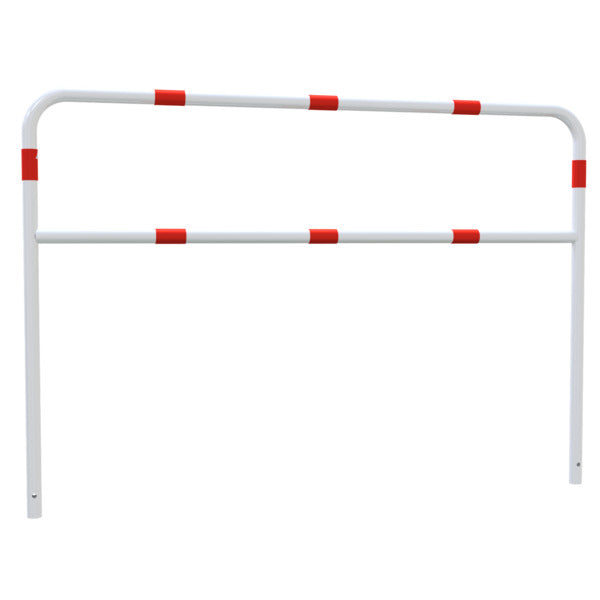 Rohrbügel aus Stahlrohr Ø 48 x 2,5 mm mit Querholm zum Einbetonieren