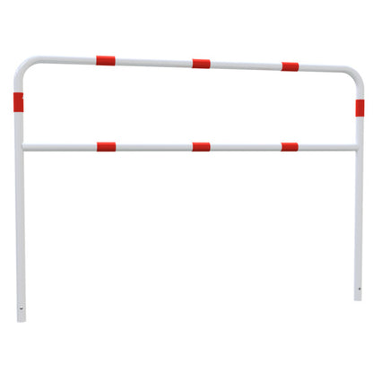 Rohrbügel aus Stahlrohr Ø 48 x 2,5 mm mit Querholm zum Einbetonieren