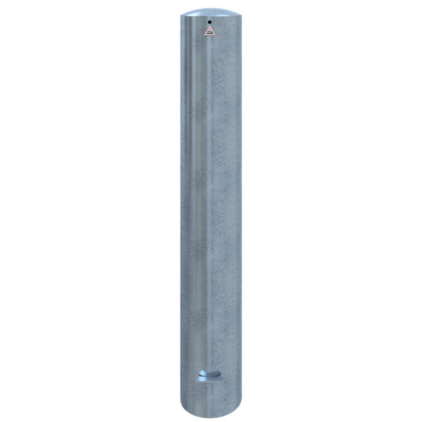 Absperrpoller Stahlrohr Ø 193 x 3,6 mm ortsfest zum Einbetonieren