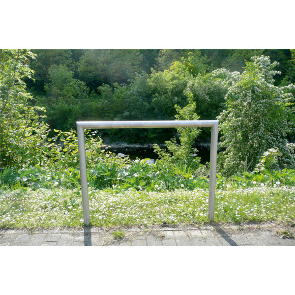 Anlehnbügel aus Stahlrohr Ø 48 x 2,5 mm