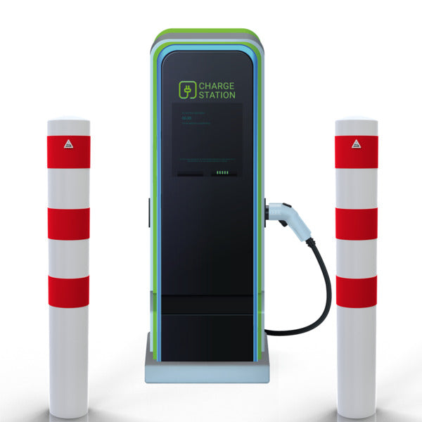 Rammschutzpoller als E-Ladesäulenschutz