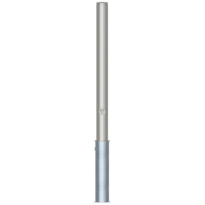 Edelstahlpfosten Ø 76 mm mit Ziernut