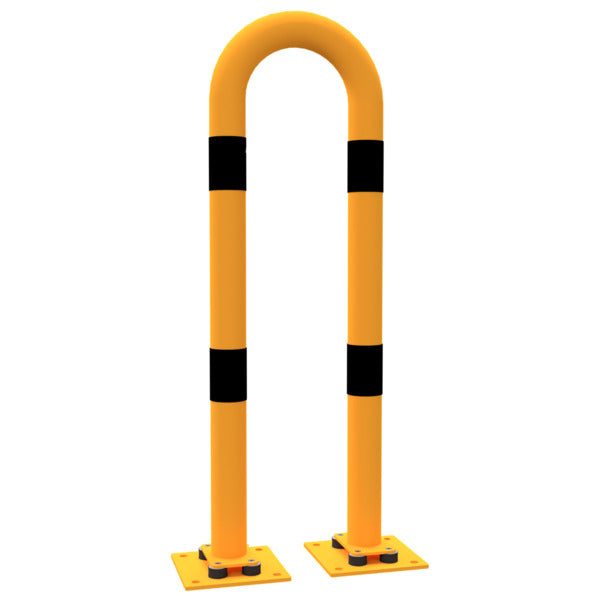 Rammschutzbügel Stahlrohr Ø 76 x 2,6 mm neigbar