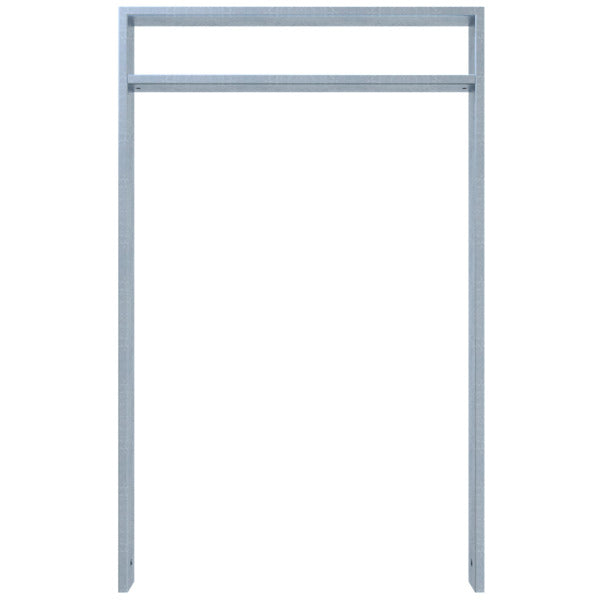 Ahnlehnbügel aus Stahlrohr 80 x 20 mm