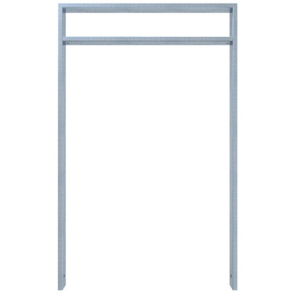 Ahnlehnbügel aus Stahlrohr 80 x 20 mm