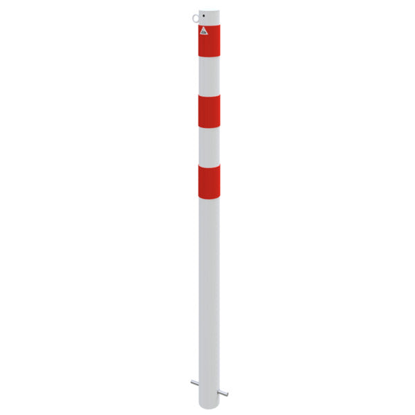 Absperrpfosten Stahlrohr Ø 76 x 2,6 mm ortsfest zum Einbetonieren