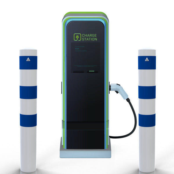 Rammschutzpoller als E-Ladesäulenschutz