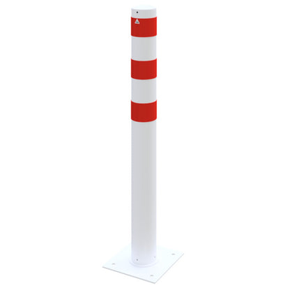Absperrpoller Stahlrohr Ø 152 x 3,2 mm ortsfest zur Dübelbefestigung