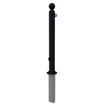 Absperr-Stilpfosten Serie 478B Ø 76 mm