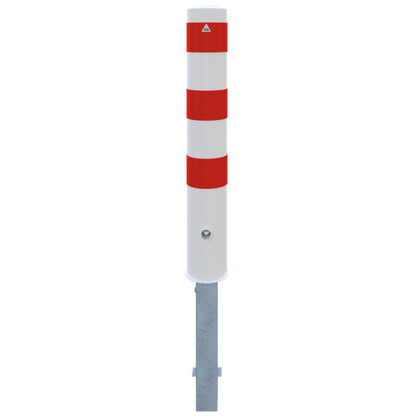 Absperrpoller Stahlrohr Ø 152 x 3,2 mm herausnehmbar mit Dreikantverschluss oder Profilzylinderschloss