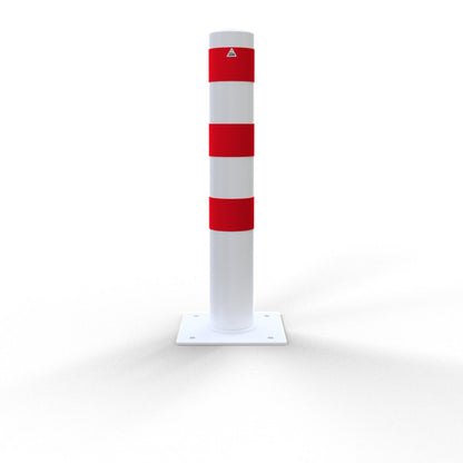 Absperrpoller Stahlrohr Ø 152 x 3,2 mm ortsfest zur Dübelbefestigung
