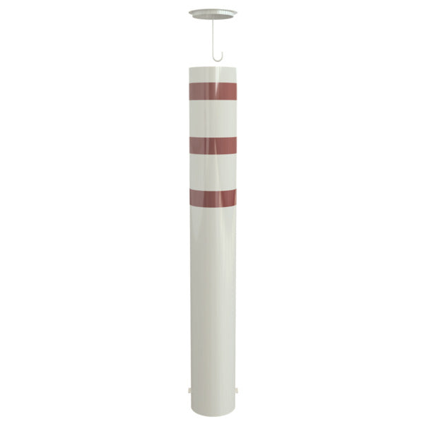 Absperrpoller Stahlrohr Ø 323 x 5 mm ortsfest zum Einbetonieren