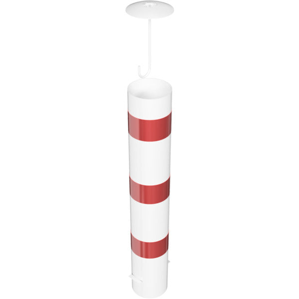 Absperrpoller Stahlrohr Ø 193 x 3,6 mm ortsfest zum Einbetonieren