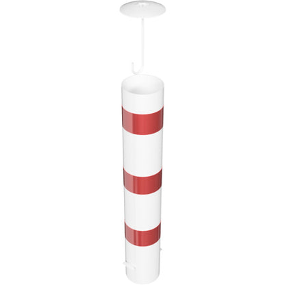 Absperrpoller Stahlrohr Ø 193 x 3,6 mm ortsfest zum Einbetonieren
