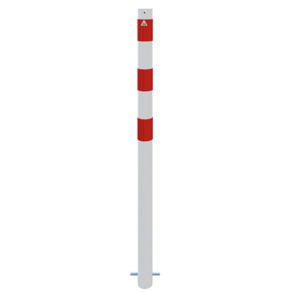 Absperrpfosten Stahlrohr Ø 76 x 2,6 mm ortsfest zum Einbetonieren