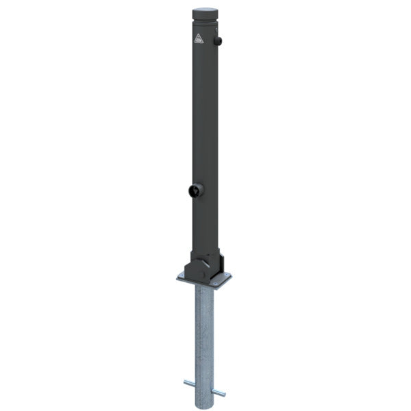 Absperr-Stilpfosten Serie 482B Ø 82 mm