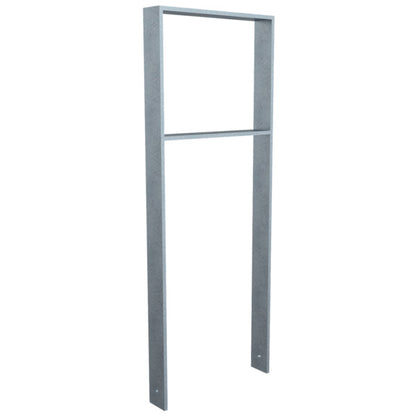 Anlehnbügel aus Flachstahl 80 x 12 mm