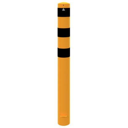 Absperrpoller Stahlrohr Ø 152 x 3,2 mm gelb / schwarz