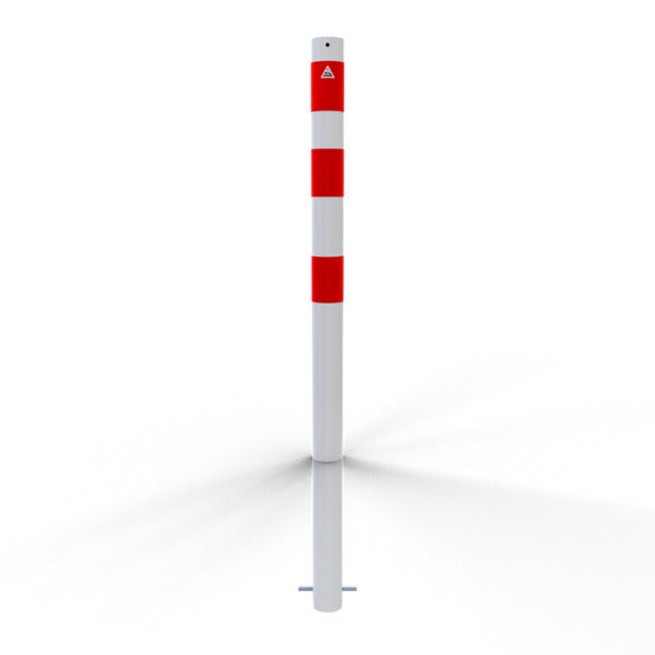 Absperrpfosten als E-Ladesäulenschutz