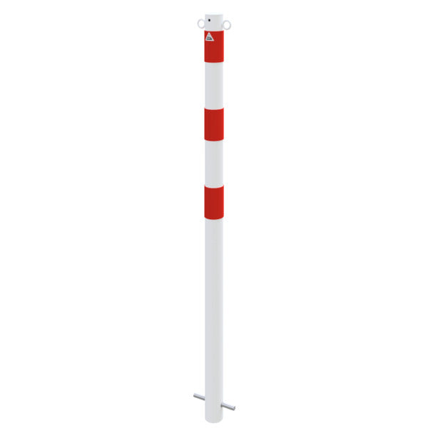 Absperrpfosten Stahlrohr Ø 60 x 2,5 mm ortsfest zum Einbetonieren