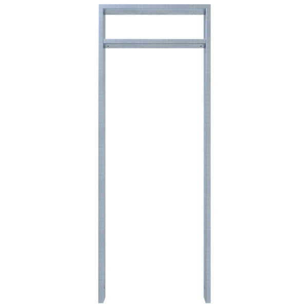 Ahnlehnbügel aus Stahlrohr 80 x 20 mm