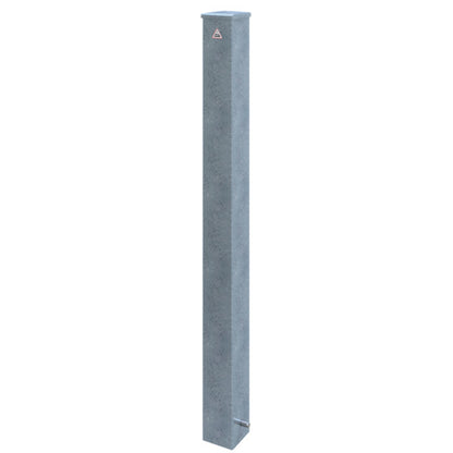 Absperrpfosten Stahlrohr 100 x 100 x 3 mm ortsfest zum Einbetonieren