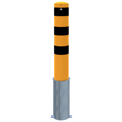 Absperrpoller Stahlrohr Ø 193 x 3,6 mm gelb / schwarz