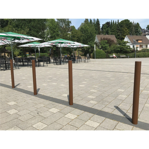 Absperr-Stilpfosten Serie 4074B Ø 76 mm