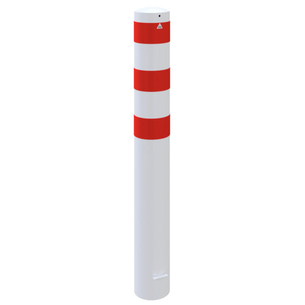Absperrpoller Stahlrohr Ø 193 x 3,6 mm ortsfest zum Einbetonieren