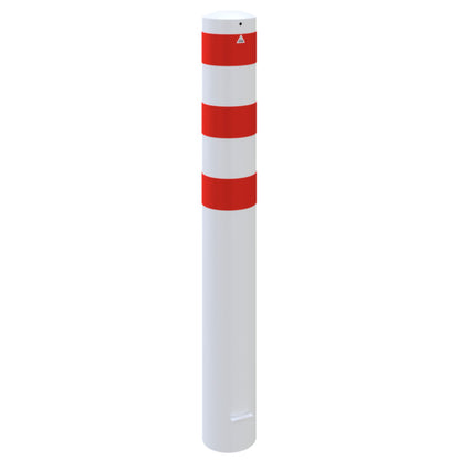 Absperrpoller Stahlrohr Ø 193 x 3,6 mm ortsfest zum Einbetonieren