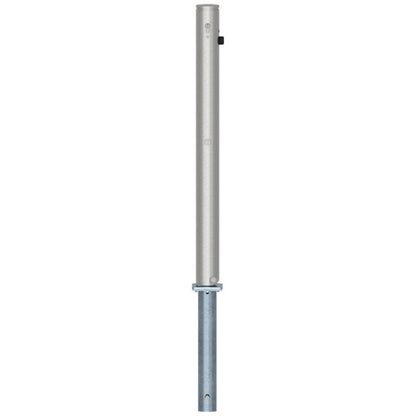 Edelstahlpfosten Ø 76 mm mit Ziernut