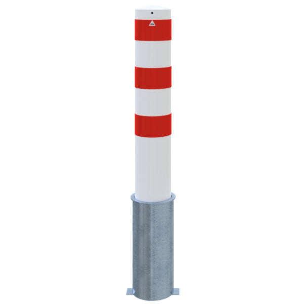 Absperrpoller Stahlrohr Ø 193 x 3,6 mm herausnehmbar ohne Verschluss