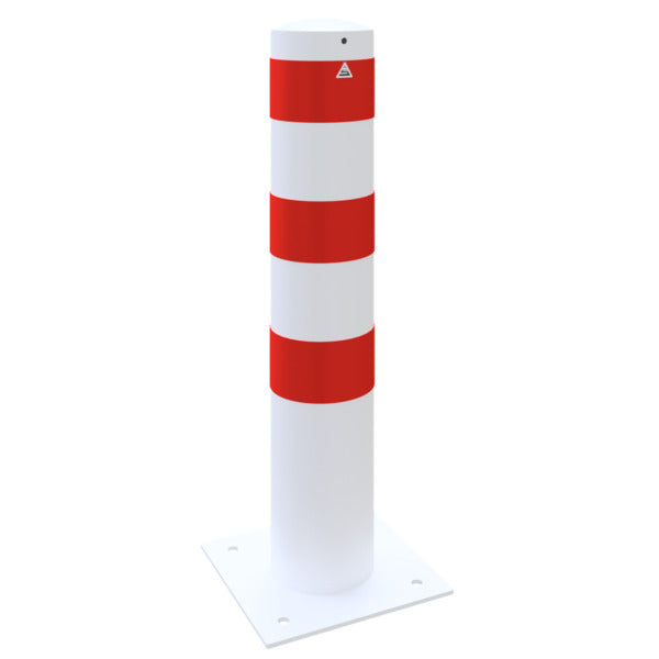 Absperrpoller Stahlrohr Ø 193 x 3,6 mm ortsfest für Dübelbefestigung