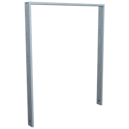 Ahnlehnbügel aus Stahlrohr 80 x 20 mm