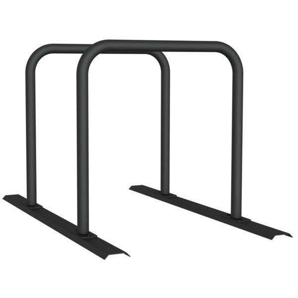 Fahrradanlehnbügel Reihenanlage Stahlrohr Ø 48 mm