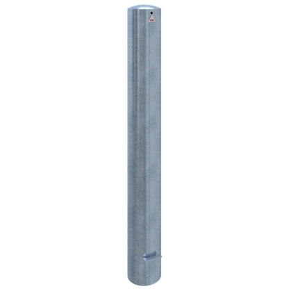 Absperrpoller Stahlrohr Ø 152 x 3,2 mm ortsfest zum Einbetonieren