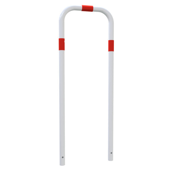 Rohrbügel aus Stahlrohr Ø 48 x 2,5 mm ohne Querholm zum Einbetonieren