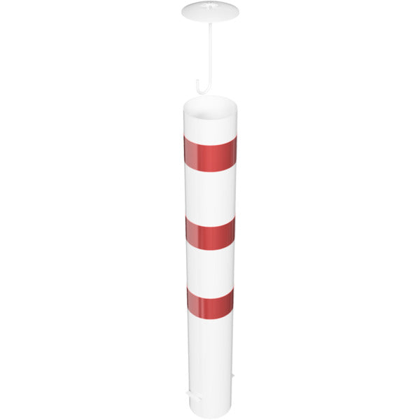 Absperrpoller Stahlrohr Ø 193 x 3,6 mm ortsfest zum Einbetonieren