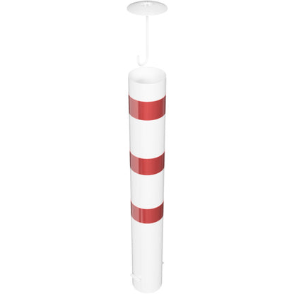 Absperrpoller Stahlrohr Ø 193 x 3,6 mm ortsfest zum Einbetonieren