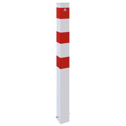 Absperrpfosten Stahlrohr 100 x 100 x 3 mm ortsfest zum Einbetonieren