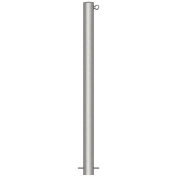 Edelstahlpfosten Ø 76 mm ohne Ziernut