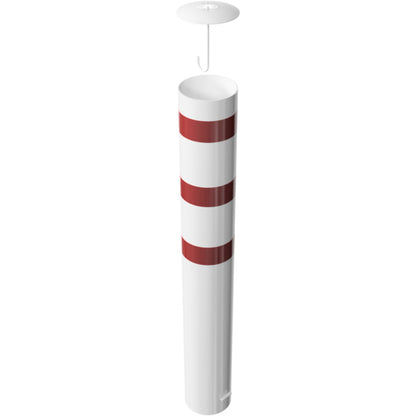 Absperrpoller Stahlrohr Ø 273 x 5 mm ortsfest zum Einbetonieren