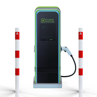 Absperrpfosten als E-Ladesäulenschutz