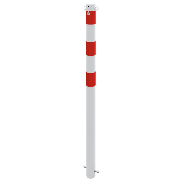 Absperrpfosten Stahlrohr Ø 76 x 2,6 mm ortsfest zum Einbetonieren