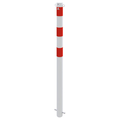 Absperrpfosten Stahlrohr Ø 76 x 2,6 mm ortsfest zum Einbetonieren