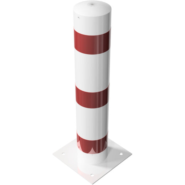 Absperrpoller Stahlrohr Ø 193 x 3,6 mm ortsfest für Dübelbefestigung