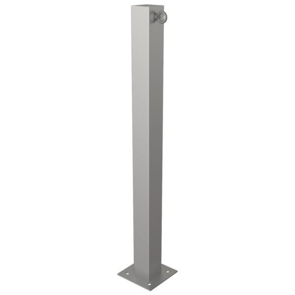 Edelstahlpfosten 70 x 70 mm