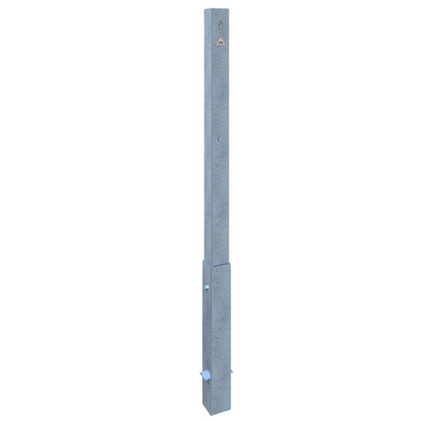 Absperrpfosten 70 x 70 mm herausnehmbar mit Profilzylinderschloss