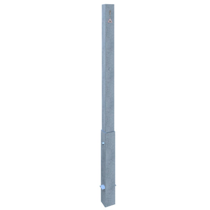 Absperrpfosten 70 x 70 mm herausnehmbar mit Profilzylinderschloss